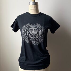 Women's Black Graphic Tee